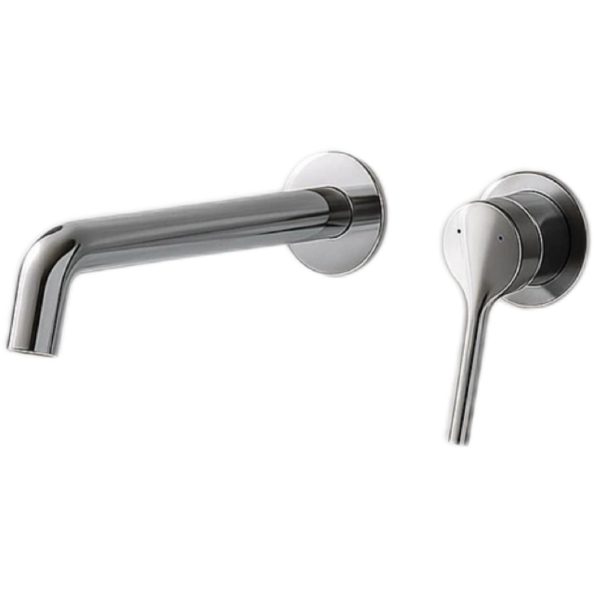 Faucet Yobisika ya Wall-Mounted Basin