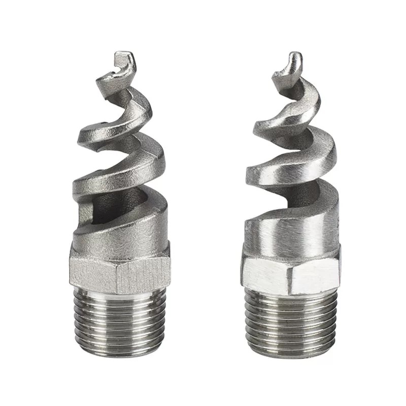 Conical spiral nozzle