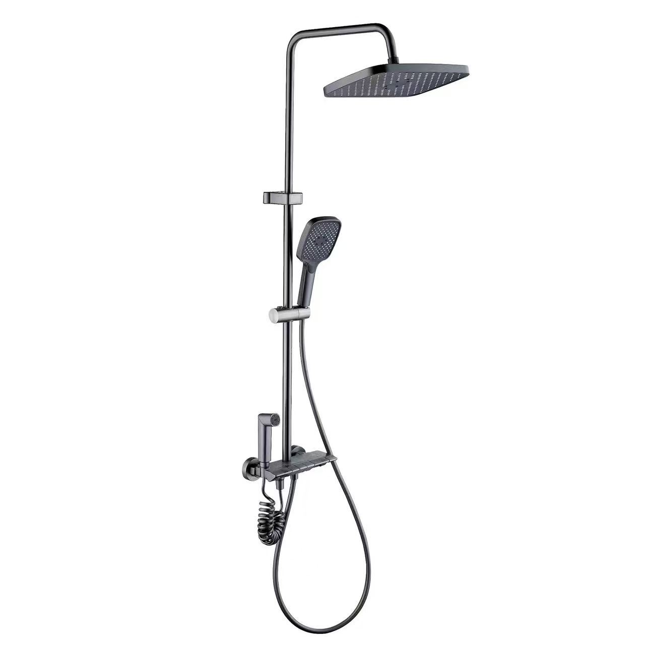 Makina anayi a piano Key Shower Set yokhala ndi Spray Gun