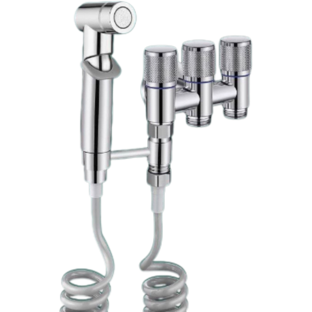 Three-Control Pure Copper Water Distribution and Washing System