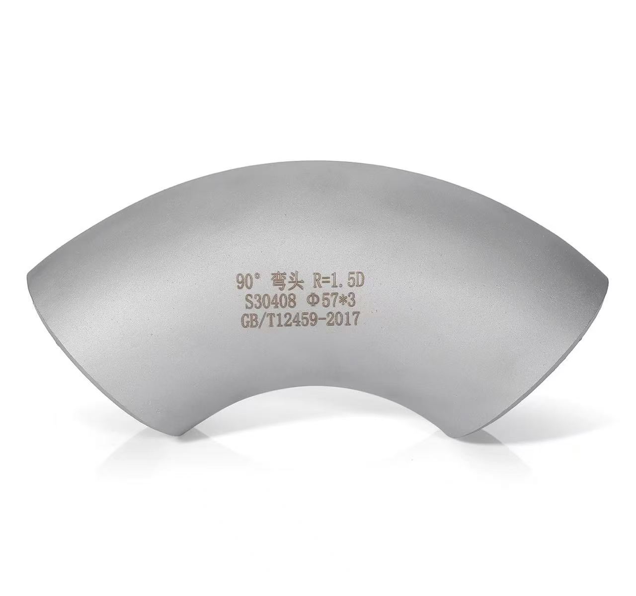 Industrial yopanda msoko ya 90-degree welded elbow