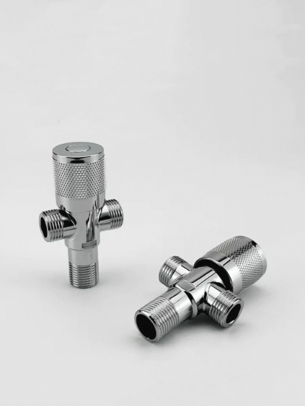 Knob-Type Dual-Outlet Three-Way Water Distribution Vavu