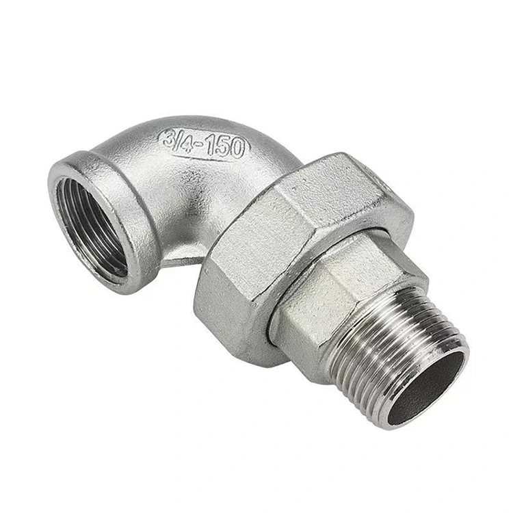 Quick-Install Male Threaded Union Elbow