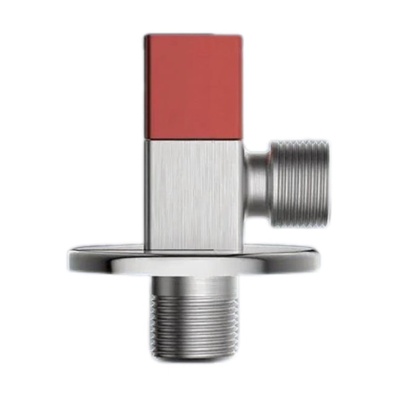 Red And Blue Label Square Handle Water Heater Toilet Angle Valve