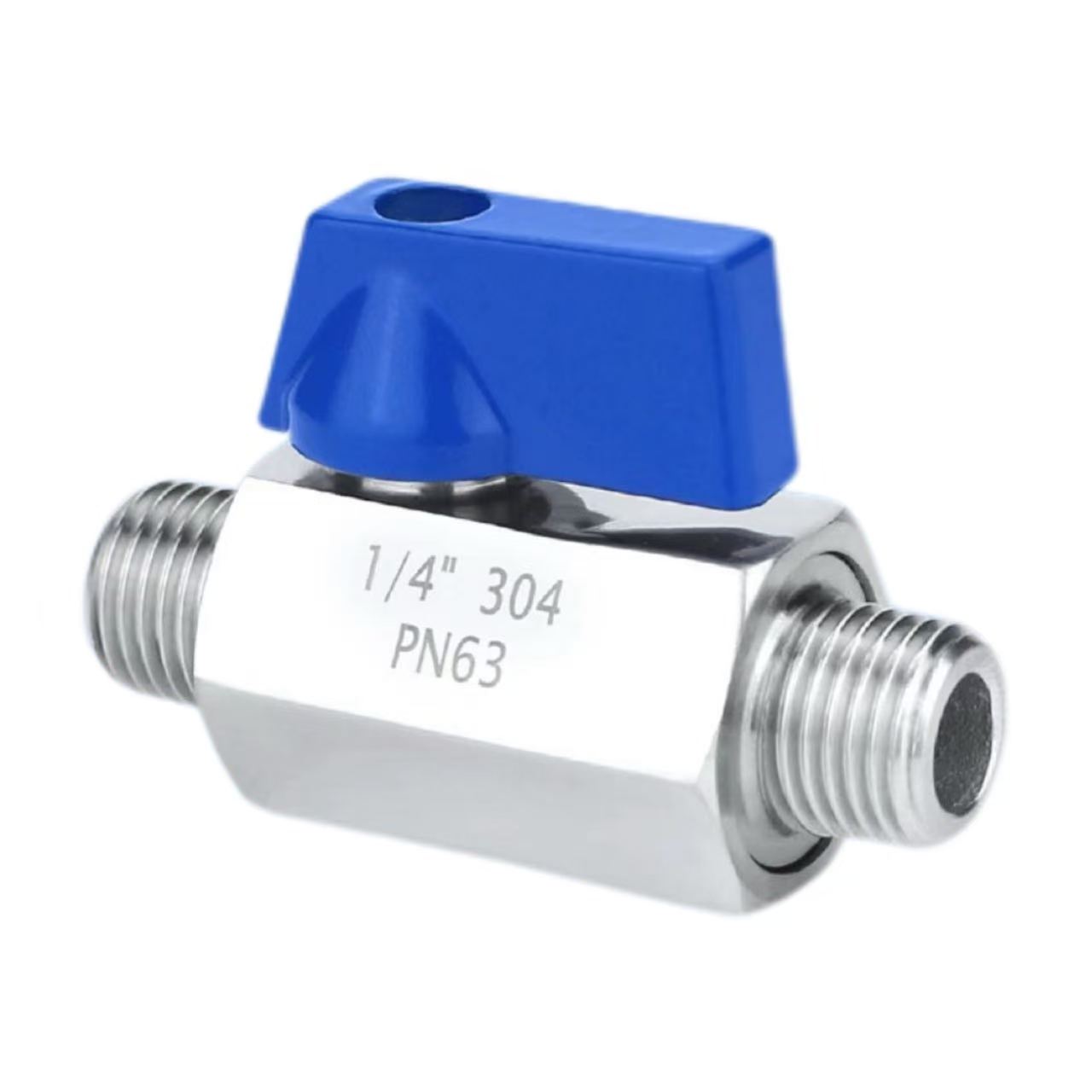 Kuthamanga kwakung'ono mkati mwa ulusi wa mini mpira valve
