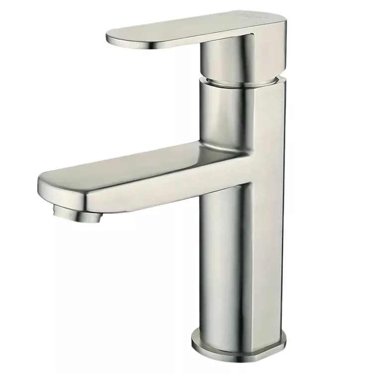 Mzere Wozungulira Thupi Wotentha Ndi Wozizira Basin Faucet