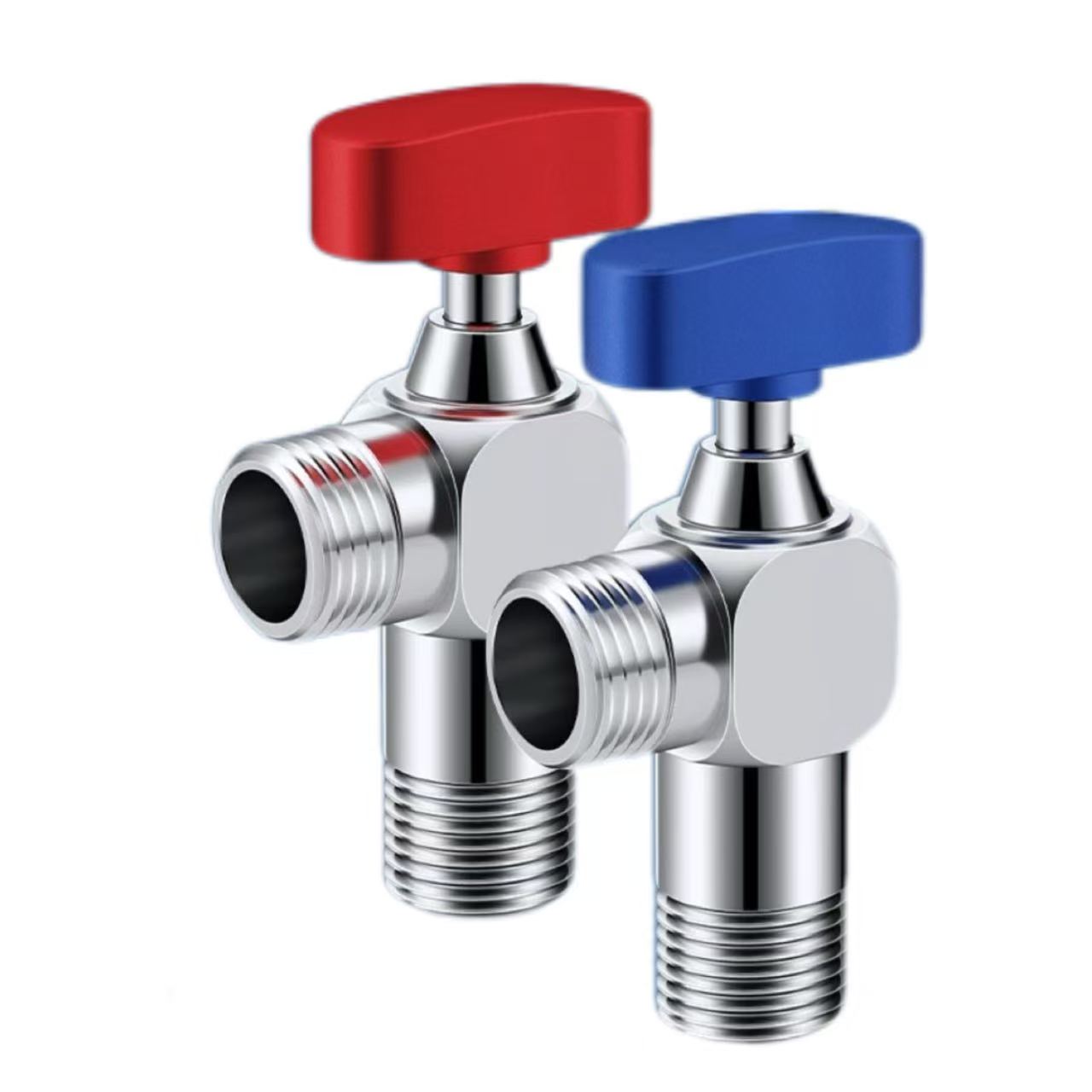 T-Handle Yofiyira Ndi Buluu Yosiyanitsira Engle Valve T-Handle Yofiyira Ndi Buluu Yosiyanitsira Engle Valve