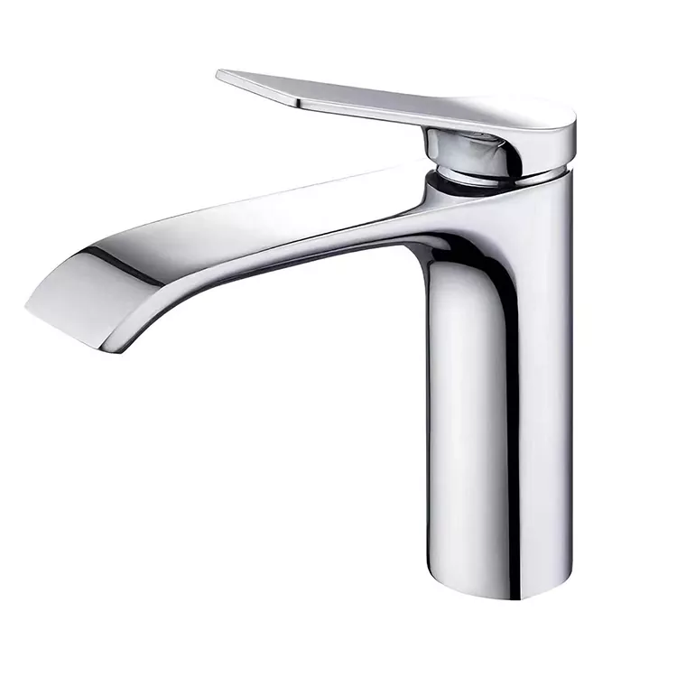 Mtsinje wa Waterfall-Style Basin Faucet